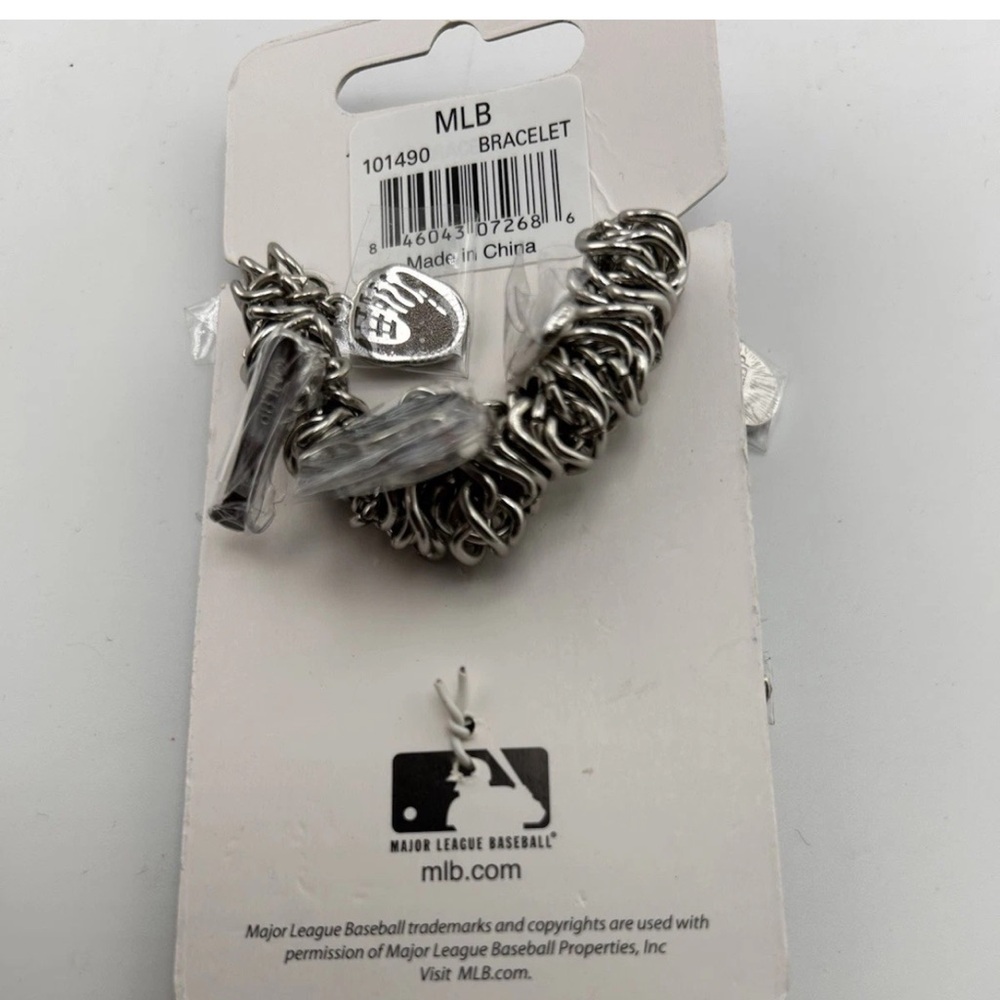 Game Time 101490 MLB Tampa Bay Rays Stretch Bracelet - Picture 7 of 8